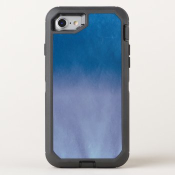 Background- Texture Watercolor Paper 3 Otterbox Defender Iphone Se/8/7 Case by watercoloring at Zazzle