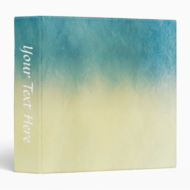 Background- Texture Watercolor Paper Binder (Front/Spine)