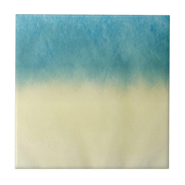 Background- Texture Watercolor Paper Ceramic Tile (Front)