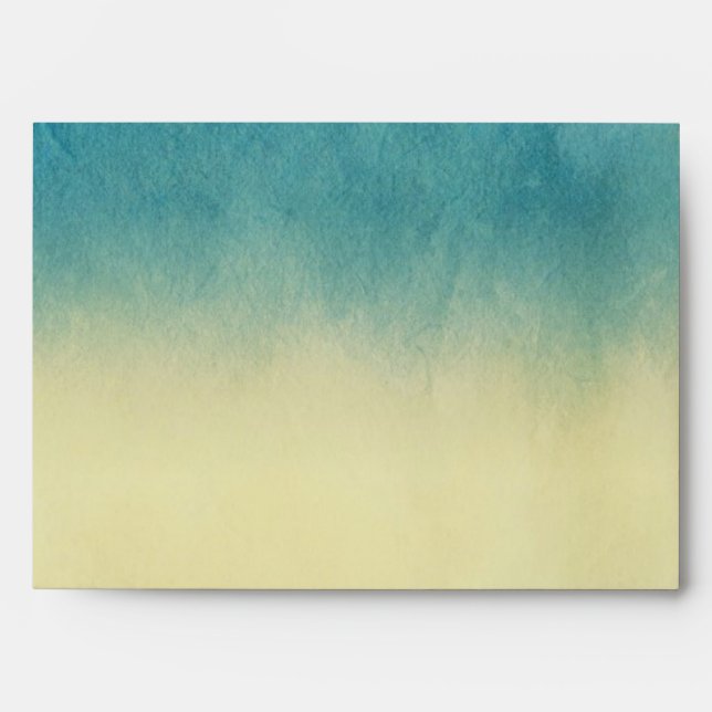 Background- Texture Watercolor Paper Envelope (Front)