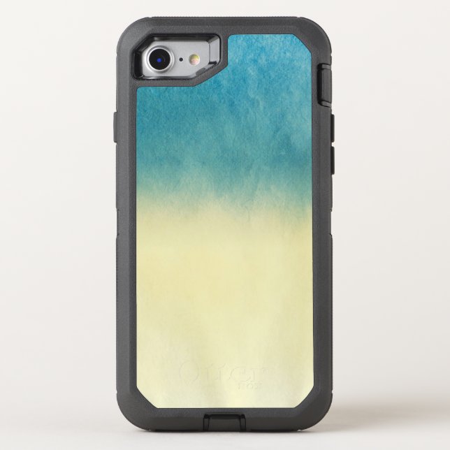 Background- Texture Watercolor Paper Otterbox iPhone Case (Back)
