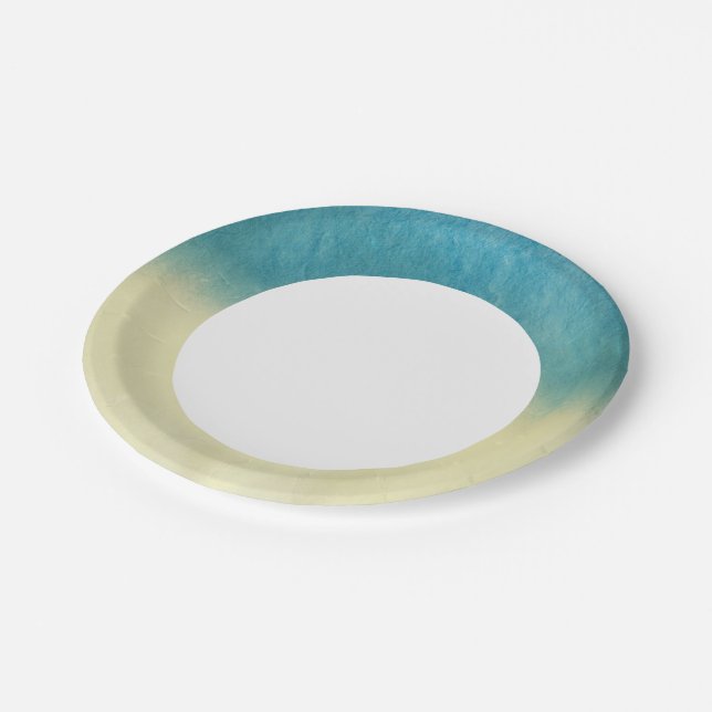Background- Texture Watercolor Paper Plates (Angled)