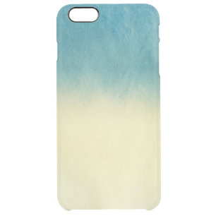 Background- Texture Watercolor Paper Clear iPhone 6 Plus Case