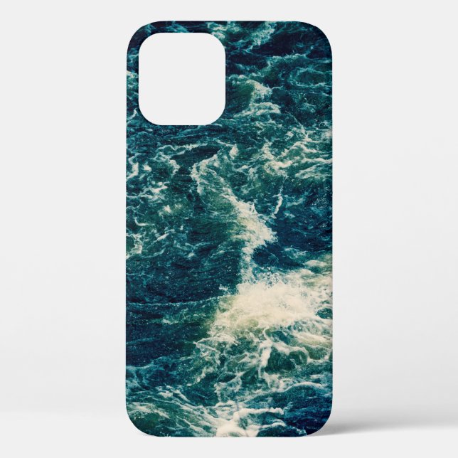 Background, top view, rapid flow of the river with Case-Mate iPhone case (Back)