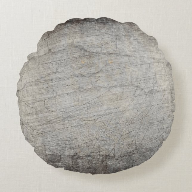 Background vintage wood round pillow (Front)