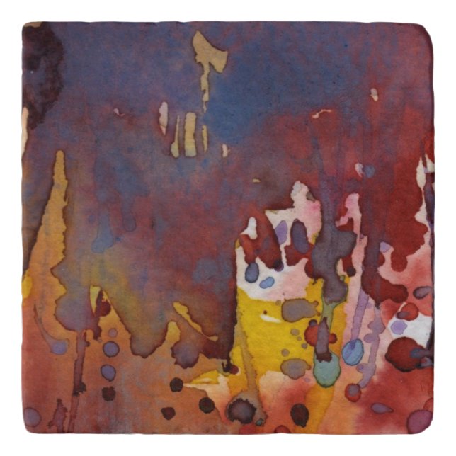 background watercolor 8 trivet (Front)