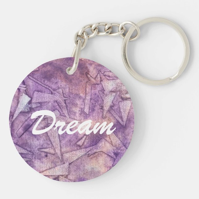 background watercolor keychain (Back)