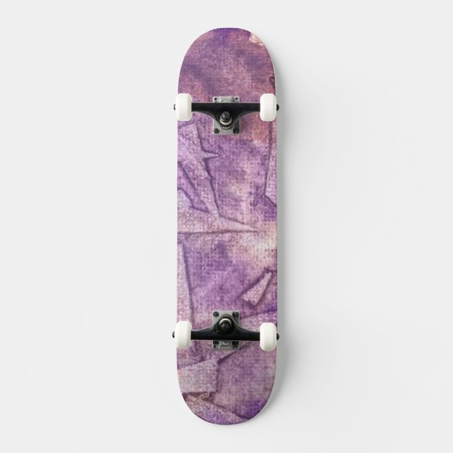 background watercolor skateboard deck (Front)