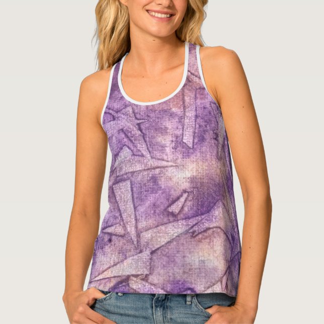 background watercolor tank top (Front)