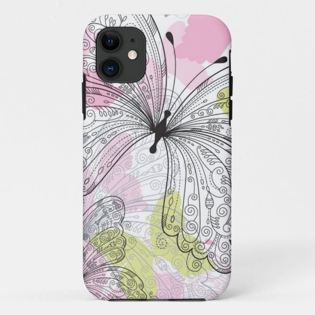 Background with butterfly Case-Mate iPhone case (Back)