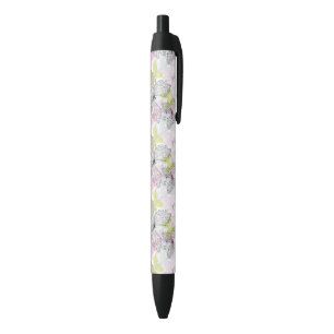 Background with butterfly pen