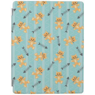 background with cats iPad smart cover