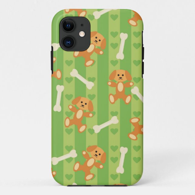 background with dogs and bones Case-Mate iPhone case (Back)