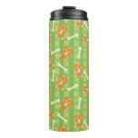 background with dogs and bones thermal tumbler