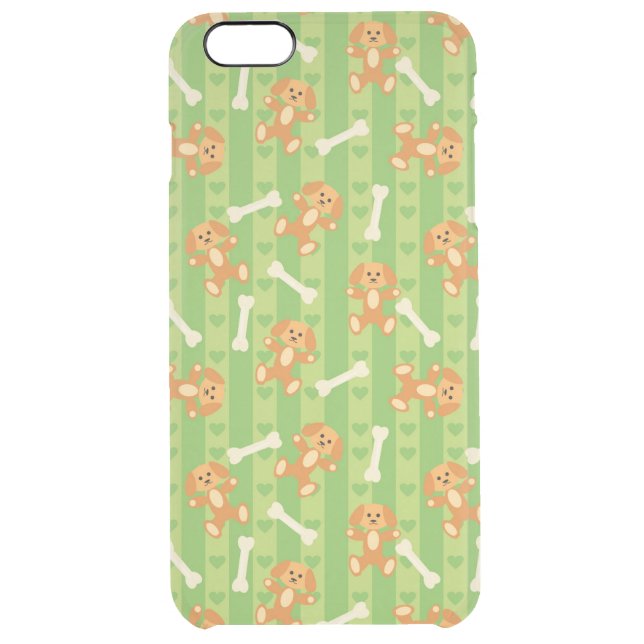 background with dogs and bones uncommon iPhone case (Back)