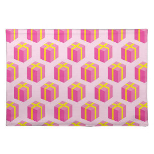 Background with gifts cloth placemat