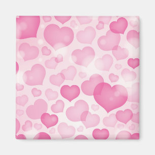 Background with Hearts Magnet
