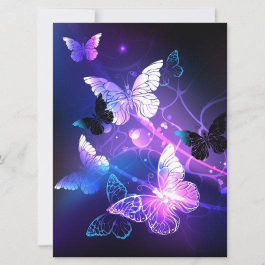 Background with Night Butterflies (Front)