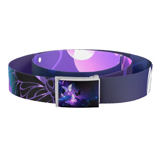 Background with Night Butterflies Belt (Coil)