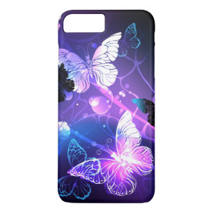 Background with Night Butterflies iPhone 8 Plus/7 Plus Case