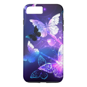 Background with Night Butterflies iPhone 8 Plus/7 Plus Case