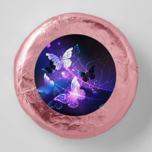 Background with Night Butterflies Dipped Oreo Cookie Favors
