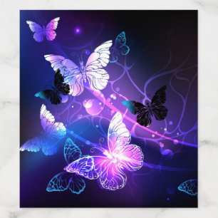 Background with Night Butterflies Envelope Liner