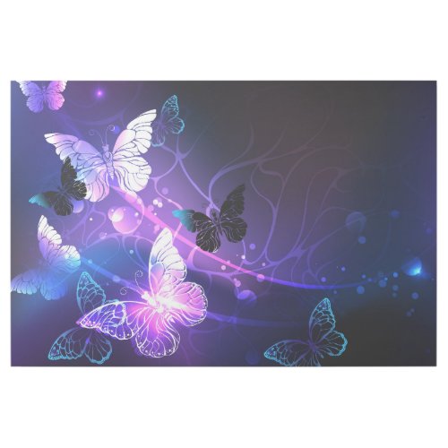 Background with Night Butterflies Gallery Wrap