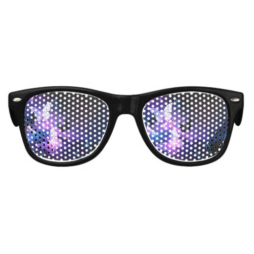 Background with Night Butterflies Kids Sunglasses