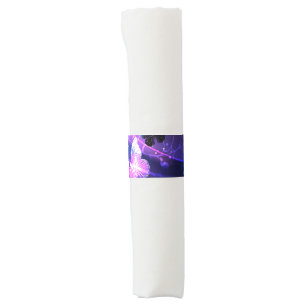 Background with Night Butterflies Napkin Bands