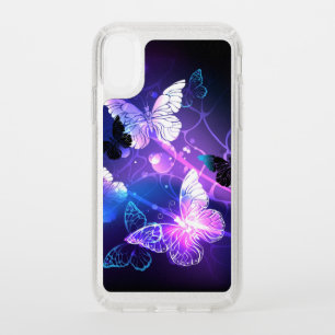 Background with Night Butterflies Speck iPhone XR Case