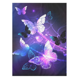 Background with Night Butterflies Tablecloth