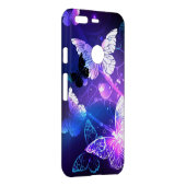 Background with Night Butterflies Uncommon Google Pixel Case (Back/Right)