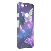 Background with Night Butterflies Uncommon Google Pixel Case (Back/Right)