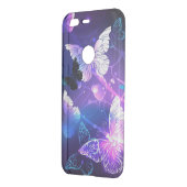 Background with Night Butterflies Uncommon Google Pixel Case (Back/Left)