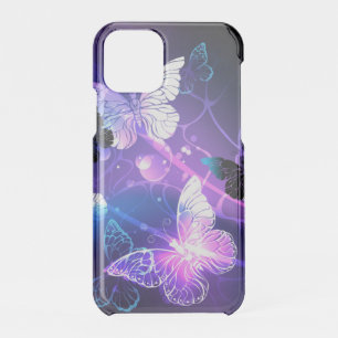 Background with Night Butterflies iPhone 11 Pro Case