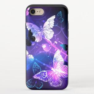 Background with Night Butterflies iPhone 8/7 Slider Case