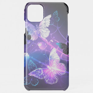 Background with Night Butterflies iPhone 11 Pro Max Case