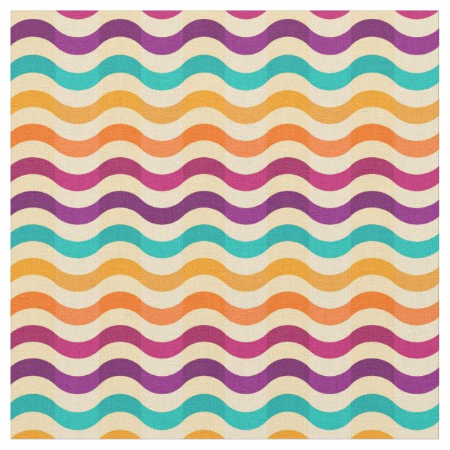 Background with stripes in retro 2 fabric (Close Up)