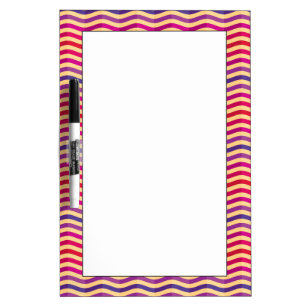 Background with stripes in retro 3 dry erase board