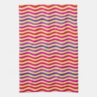 Background with stripes in retro 3 towel