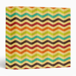 Background with stripes in retro 4 binder