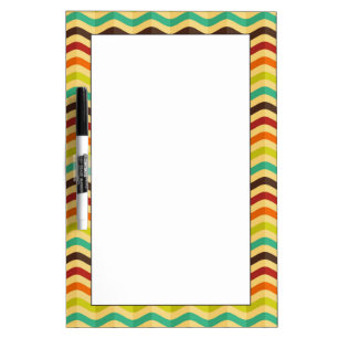 Background with stripes in retro 4 Dry-Erase board