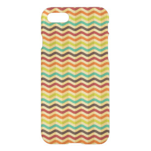 Background with stripes in retro 4 iPhone SE/8/7 case