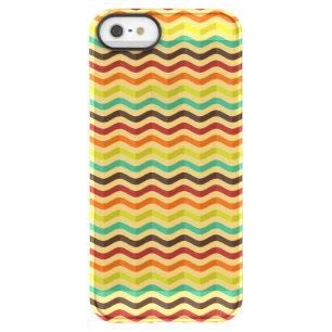 Background with stripes in retro 4 permafrost iPhone SE/5/5s case