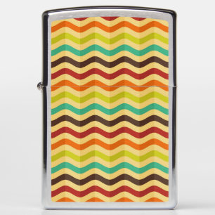 Background with stripes in retro 4 zippo lighter