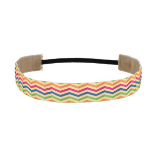 Background with stripes in retro athletic headband