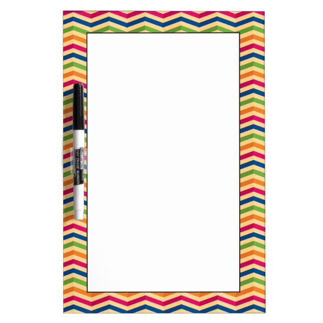 Background with stripes in retro Dry-Erase board (Front)