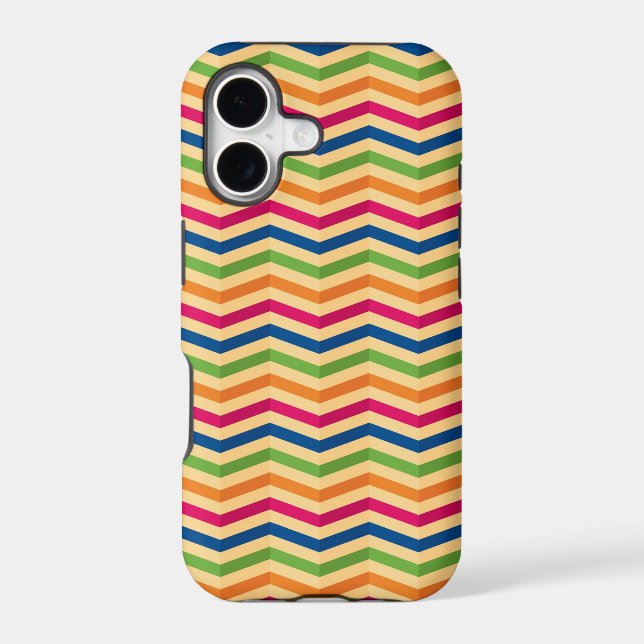 Background with stripes in retro iphone case (Back)