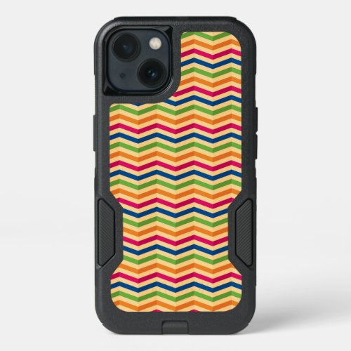 Background with stripes in retro iPhone 13 case